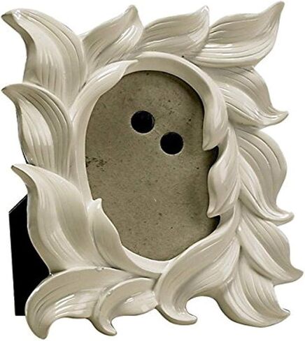 بيدرمان اند سونز اطار صور - اطار صور منحوت من الراتنج او اطار صورة لسطح الطاولة، مقاس S، اوراق بيضاء in Kuwait