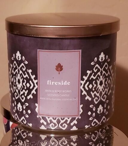 Fireside Candle ~ 3 Wick ~ 2021 ~ White Barn Candle ~ Bath and Body Works in Saudi Arabia