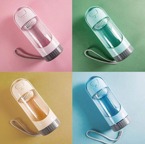 موزع وعاء زجاجة مياه للشرب قابل للطي للحيوانات الأليفة والكلب والقطط والحيوانات أثناء السفر. أحضر للمشي والمشي لمسافات طويلة وأي أنشطة. زجاجة مياه محمولة أفضل صديق للرجل لأصحاب الحيوانات الأليفة أثناء التنقل (أزرق) in Kuwait