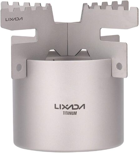 LIXADA Mini Lightweight Titanium Stove ALC-ohol Stove Support Bracket Cross Stand Cross Stand Rack for Outdoor Camping Backpacking Hiking etc in Saudi Arabia