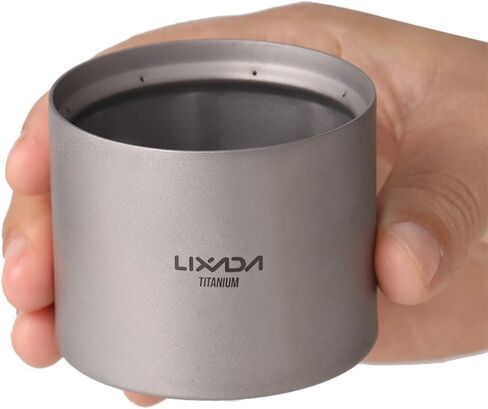 LIXADA Mini Lightweight Titanium Stove ALC-ohol Stove Support Bracket Cross Stand Cross Stand Rack for Outdoor Camping Backpacking Hiking etc in Saudi Arabia