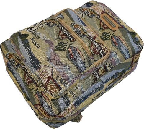 حقيبة من القماش الخشن المزخرف من كارياج-ميت، عجلات تزلج مضمنة. وزن خفيف. الاستمرار في الحجم. in Kuwait