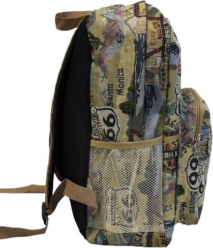 حقيبة من القماش الخشن المزخرف من كارياج-ميت، عجلات تزلج مضمنة. وزن خفيف. الاستمرار في الحجم. in Kuwait