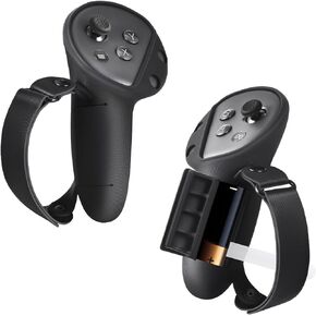 ALAFLY Controller Grips Cover for Meta/Oculus Quest 3 VR Accessories, with Adjustable Knuckle Controller Straps & Easy Battery Opening Cover, Non-Slip Silicone Grips Covers (Not for Charging Dock) in Kuwait