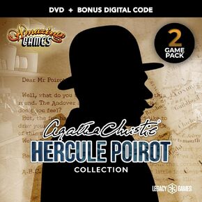 Legacy Games Mystery Hidden Object Games for PC: Hercule Poirot (2 Game Pack) - PC DVD with Digital Download Codes in Kuwait