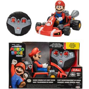 Nintendo Mario Rumble Kart RC Racer 2.4Ghz, with full function steering create 360 spins, whiles and drift! - Up to 100 ft. Range - For Kids ages 4+ in Kuwait