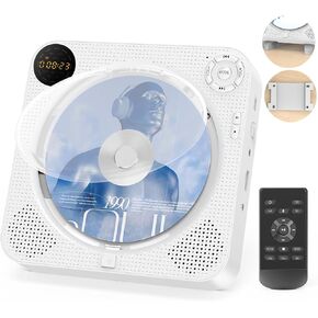 مشغل أقراص مضغوطة محمول، مشغل أقراص مضغوطة محمول مع بلوتوث، مشغل أقراص مضغوطة بلوتوث قابل لإعادة الشحن، مشغل أقراص مضغوطة محمول من ARAFUNA مع مكبرات صوت، مشغل أقراص مضغوطة على الحائط، مشغل أقراص مضغوطة Kpop يدعم راديو Fm ومدخل USB Aux in Kuwait