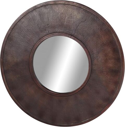 Deco 79 Wall Mirrors, Large, Silver, Bronze in Saudi Arabia