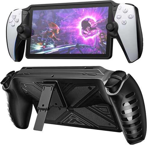 Protective Cover for PlayStation Portal Skin Non-Slip Soft TPU Kickstand Case Cover Ps Portal Protector with Full Protection Accessory for PlayStation Portal Remote Player in Saudi Arabia