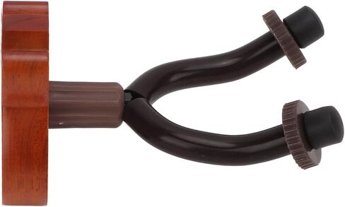 Guitars Hook, Soft Padded Cover Guitar Wall Mount Bracket Beech + Metal Elegant Easy To Install Vintage Brown for Banjo in Saudi Arabia