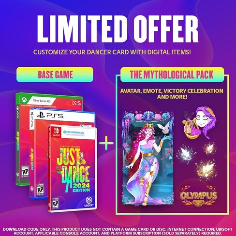 إصدار Just Dance 2024 - قياسي - نينتندو سويتش [الرمز الرقمي] in Saudi Arabia