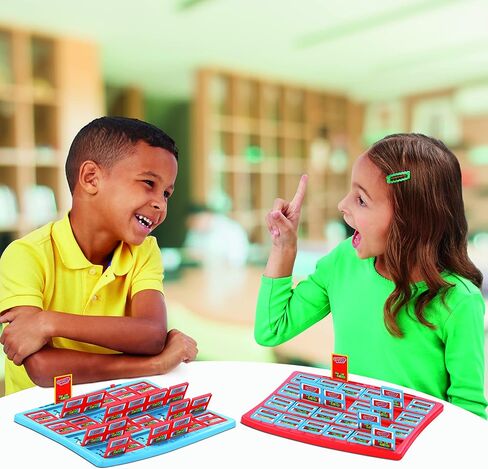 Winning Moves Super Mario Guess Who? Board Game, Play with Classic Nintendo Characters Including Mario, Luigi, Peach, Bowser, and Donkey Kong, 2 Players Makes a Great Gift for Ages 3 Plus in Saudi Arabia