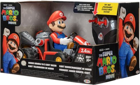 Nintendo Mario Rumble Kart RC Racer 2.4Ghz, with full function steering create 360 spins, whiles and drift! - Up to 100 ft. Range - For Kids ages 4+ in Kuwait