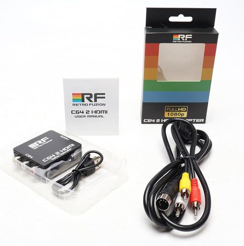 طقم محول Commodore 64 C642HDMI - قم بتوصيل جهاز Commodore 64 الخاص بك بالتلفزيون الذكي الحديث الخاص بك - in Kuwait