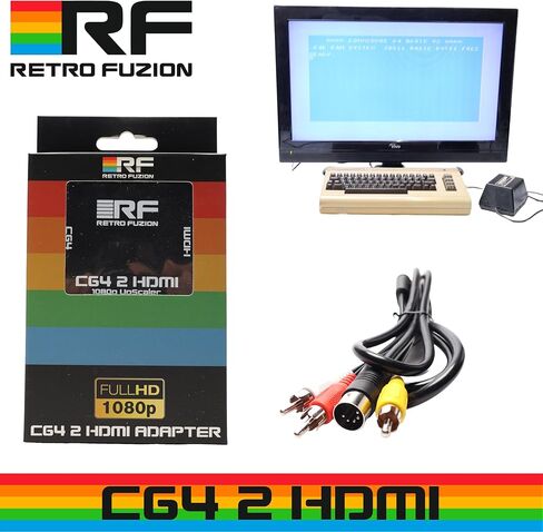 طقم محول Commodore 64 C642HDMI - قم بتوصيل جهاز Commodore 64 الخاص بك بالتلفزيون الذكي الحديث الخاص بك - in Kuwait