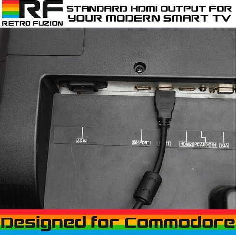 طقم محول Commodore 64 C642HDMI - قم بتوصيل جهاز Commodore 64 الخاص بك بالتلفزيون الذكي الحديث الخاص بك - in Kuwait