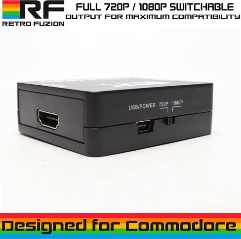 طقم محول Commodore 64 C642HDMI - قم بتوصيل جهاز Commodore 64 الخاص بك بالتلفزيون الذكي الحديث الخاص بك - in Kuwait