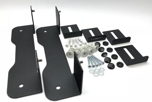 حامل حائط ViMount عالمي قابل للتعديل متوافق مع XBOX 360، XBOX One، XBOX One S، XBOX One X حامل معدني باللون الأسود in Kuwait