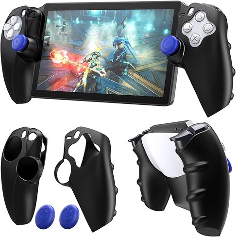 Protective Case for Playstation Portal Remote Player - Soft Silicone Protective Skin Cover with Thumb Joystick Caps Game Accessories Kit for PS5 Portal 2023 in Kuwait