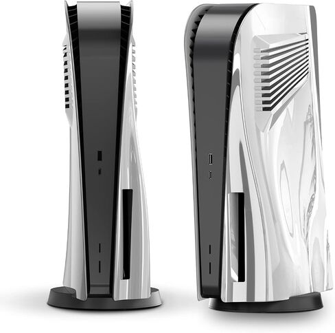 innoAura P5 Plates Cover Faceplates for 2020 Model P5 Disc Edition, Enhanced Cooling Vents & Dust Filter, Anti-Scratch Protective Case with Heat Dissipation Design, Black in Saudi Arabia