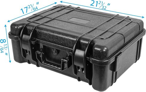 TORIBIO Hard Shell Travel Case Compatible with Xbox Series X and PlayStation 5 Console, Controllers, Headset Accessories, Waterproof Drop-proof Carrying Box with Customized Protective Foam Interior in Saudi Arabia
