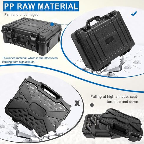 TORIBIO Hard Shell Travel Case Compatible with Xbox Series X and PlayStation 5 Console, Controllers, Headset Accessories, Waterproof Drop-proof Carrying Box with Customized Protective Foam Interior in Saudi Arabia
