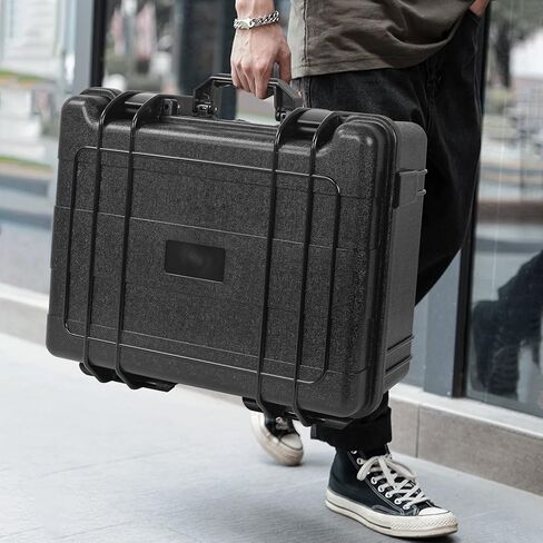 TORIBIO Hard Shell Travel Case Compatible with Xbox Series X and PlayStation 5 Console, Controllers, Headset Accessories, Waterproof Drop-proof Carrying Box with Customized Protective Foam Interior in Saudi Arabia