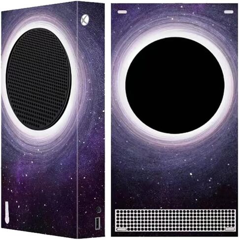 Mytrix Whole Body Protective Skin for Xbox Series S Gaming Console, Durable Vinyl Decal Style Easy Apply Skin Wrap Stickers for Xbox - Universe Black Hole in Kuwait