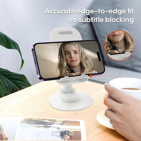 Foldable Desktop Phone Holder, Phone Holder on Desk Compatible with iPhone15, 14, 13 Pro Max Mini, Suitable for 3.5-12.9 inch Phones and Tablet Computer. (Yellow) in Kuwait