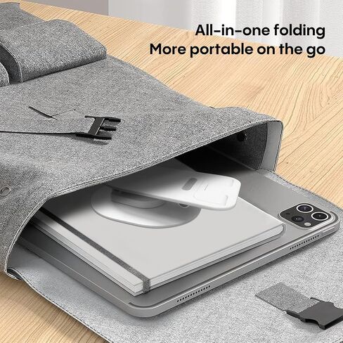 Foldable Desktop Phone Holder, Phone Holder on Desk Compatible with iPhone15, 14, 13 Pro Max Mini, Suitable for 3.5-12.9 inch Phones and Tablet Computer. (Yellow) in Kuwait