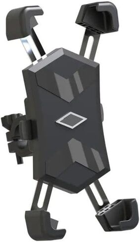 PITMOTO Phone Holder for Scooter or Motorcycle Handlebar Mount - Black in Kuwait