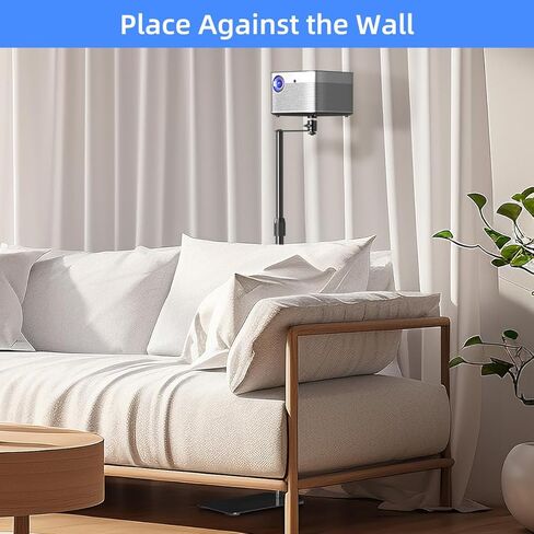 حامل جهاز عرض Suptek يدور 360 درجة، أريكة على حامل مخفي على الحائط، ارتفاع قابل للتعديل، دعامة تثبيت لجهاز العرض الصغير، متوافق مع كاميرا فيديو Vlog DVR في المنزل والمكتب، PR001FP in Kuwait