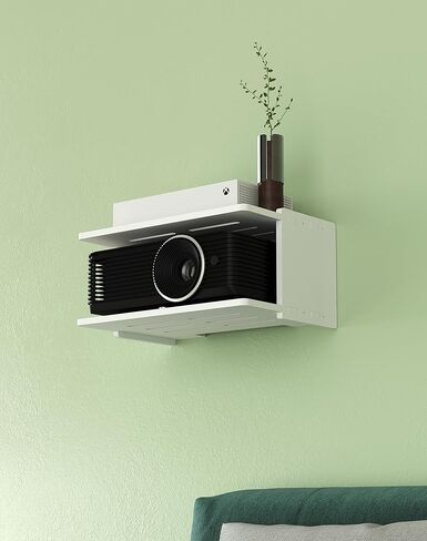 ارياجد رف يثبت على الحائط لجهاز العرض، رف جهاز عرض، حامل جهاز عرض يثبت على الحائط، رف جهاز العرض لملحقات الحائط، رف يثبت على الحائط، حامل جهاز عرض، حامل جهاز عرض على الحائط، ابيض in Kuwait