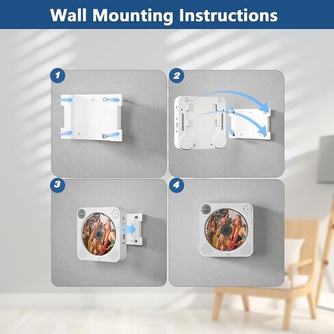 مشغل أقراص مضغوطة محمول، مشغل أقراص مضغوطة محمول مع بلوتوث، مشغل أقراص مضغوطة بلوتوث قابل لإعادة الشحن، مشغل أقراص مضغوطة محمول من ARAFUNA مع مكبرات صوت، مشغل أقراص مضغوطة على الحائط، مشغل أقراص مضغوطة Kpop يدعم راديو Fm ومدخل USB Aux in Kuwait