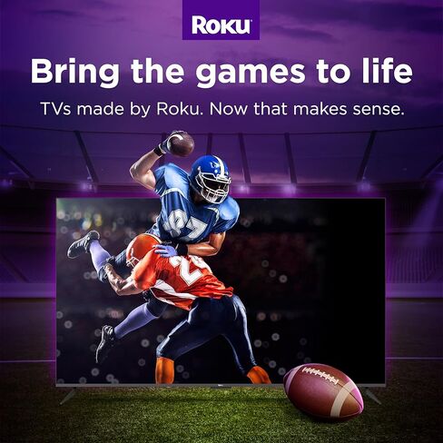 Roku 40 بوصة Select Series 1080p Full HD Smart RokuTV مع جهاز تحكم صوتي، صورة مشرقة، شاشة رئيسية قابلة للتخصيص، وتلفزيون مجاني in Kuwait