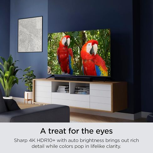 Roku 65 بوصة Select Series 4K HDR Smart TV جهاز تحكم عن بعد صوتي محسّن، صورة رائعة 4K، سطوع تلقائي، وبث سلس in Kuwait