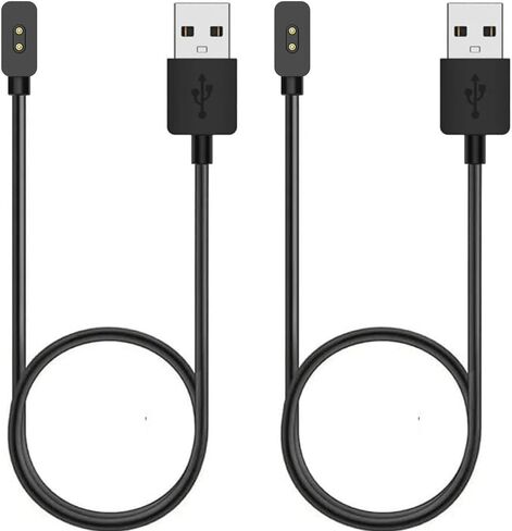 شاحن Kissmart لجهاز Xiaomi Mi Band 8، سلك كابل شحن USB بديل لجهاز Mi Band 8 لتتبع اللياقة البدنية (2 حزمة، 2 قدم/60 سم) in Kuwait