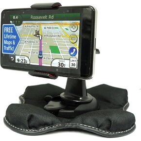 مجموعة أدوات تثبيت احتكاك لوحة القيادة المحمولة مع محول حامل مكون من 4 علامات تبويب وحامل GPS وحامل لوحة أجهزة القياس لسيارات CarPlay والهواتف الذكية in Kuwait