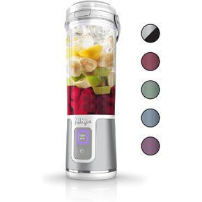 Ninja BC151NV Blast Portable Blender, Cordless, 18oz. Vessel, Personal Blender-for Shakes & Smoothies, BPA Free, Leakproof-Lid & Sip Spout, USB-C Rechargeable, Dishwasher Safe Parts, Denim Blue | USB-C rechargeable, cordless blending anywhere. BlastBlade  in Saudi Arabia