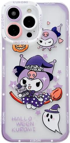 حافظة هاتف ZaAnu لطيفة وشفافة بنمط الرسوم المتحركة Kawaii مصممة لهاتف iPhone 13، غطاء هاتف حماية ناعم نحيف من مادة TPU للنساء والفتيات والأطفال (13-PinkTM) in Kuwait