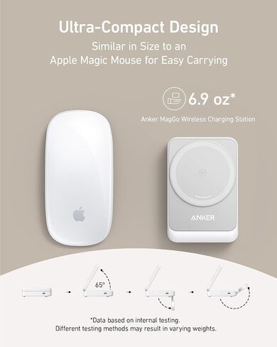 محطة شحن قابلة للطي Anker MagGo 3 في 1 MagSafe-Compatible Qi2 15W in Kuwait