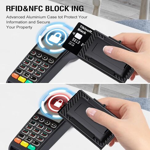 محفظة ZtotopCases المنبثقة المغناطيسية المتوافقة مع محفظة Magsafe للهاتف مع مشبك نقود، مناسبة لـ 3-4 بطاقات، حماية RFID Shield، محفظة Mag Safe لسلسلة iPhone15/14/13/12، أسود in Kuwait