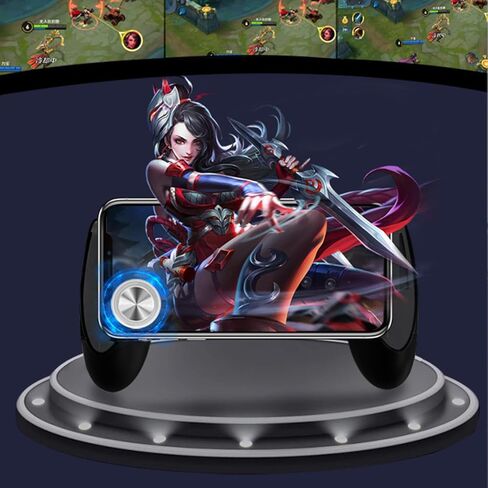 HOMEMO 1 قطعة عصا تحكم لعبة مستديرة للهاتف المحمول الروك زر معدني تحكم الهاتف الذكي شفط كأس غمبد in Kuwait