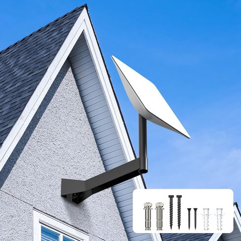 Starlink Mount - Starlink Mounting Kit, Starlink Long Wall Mount, Starlink Wall-Mounted Kit, Starlink Mounting Bracket, Starlink Wall-Mounted Bracket for Starlink Internet Kit Satellite in Kuwait