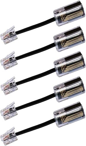 Phone Cord Detangler for Desk Phone, 360 Rotating Detangler for Landline | Lativu 2 Pack 360 Degree Rotating Telephone Cord Detangler Swivel Cord, No Tangle Phone Cord for Telephone in Saudi Arabia