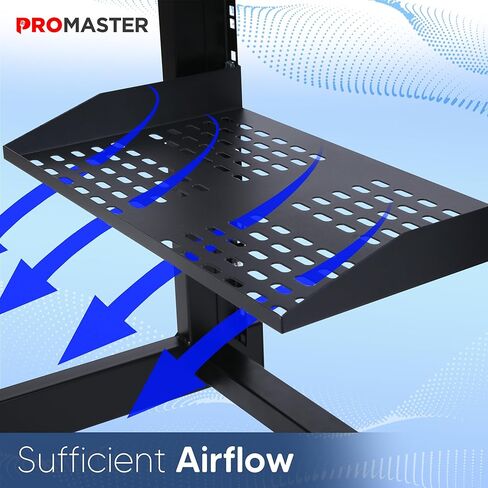 أرفف ProMaster 2-Pack مقاس 19 بوصة 1U: حامل عالمي لرفوف الخادم مقاس 19 بوصة، وتدفق هواء ثابت، وبنية شديدة التحمل، وعمق 10 بوصة، وحجم الدرج 19 بوصة × 10 بوصة × 1.7 بوصة. (العنصر: 10.63 × 2.56 × 19 بوصة .69 بوصة) in Kuwait