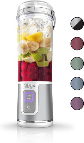 Ninja BC151NV Blast Portable Blender, Cordless, 18oz. Vessel, Personal Blender-for Shakes & Smoothies, BPA Free, Leakproof-Lid & Sip Spout, USB-C Rechargeable, Dishwasher Safe Parts, Denim Blue | USB-C rechargeable, cordless blending anywhere. BlastBlade  in Saudi Arabia