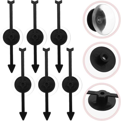 AGFELO 10pcs Arrow Game Spinners 3.9 Inch Plastic Rotating Arrow Spinner for School Students Teaching Classroom Board Table Activity Tool Black in Kuwait