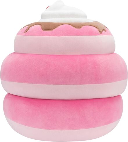 Squishmallows Original 12-Inch Shelly Pink Strawberry Pancakes - Official Jazwares Plush in Saudi Arabia
