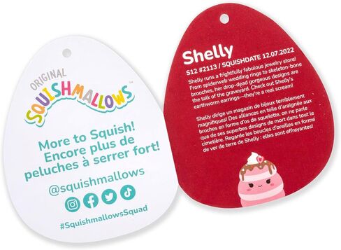 Squishmallows Original 12-Inch Shelly Pink Strawberry Pancakes - Official Jazwares Plush in Saudi Arabia